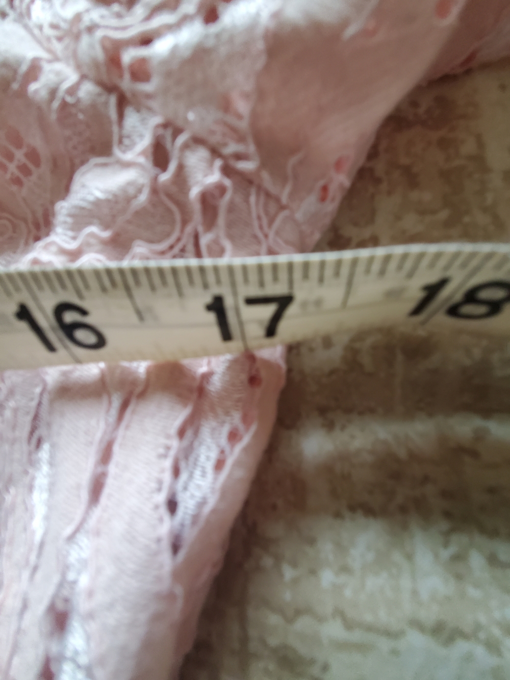 Kensie Blush Lace Mini Dress - Picture 6 of 9
